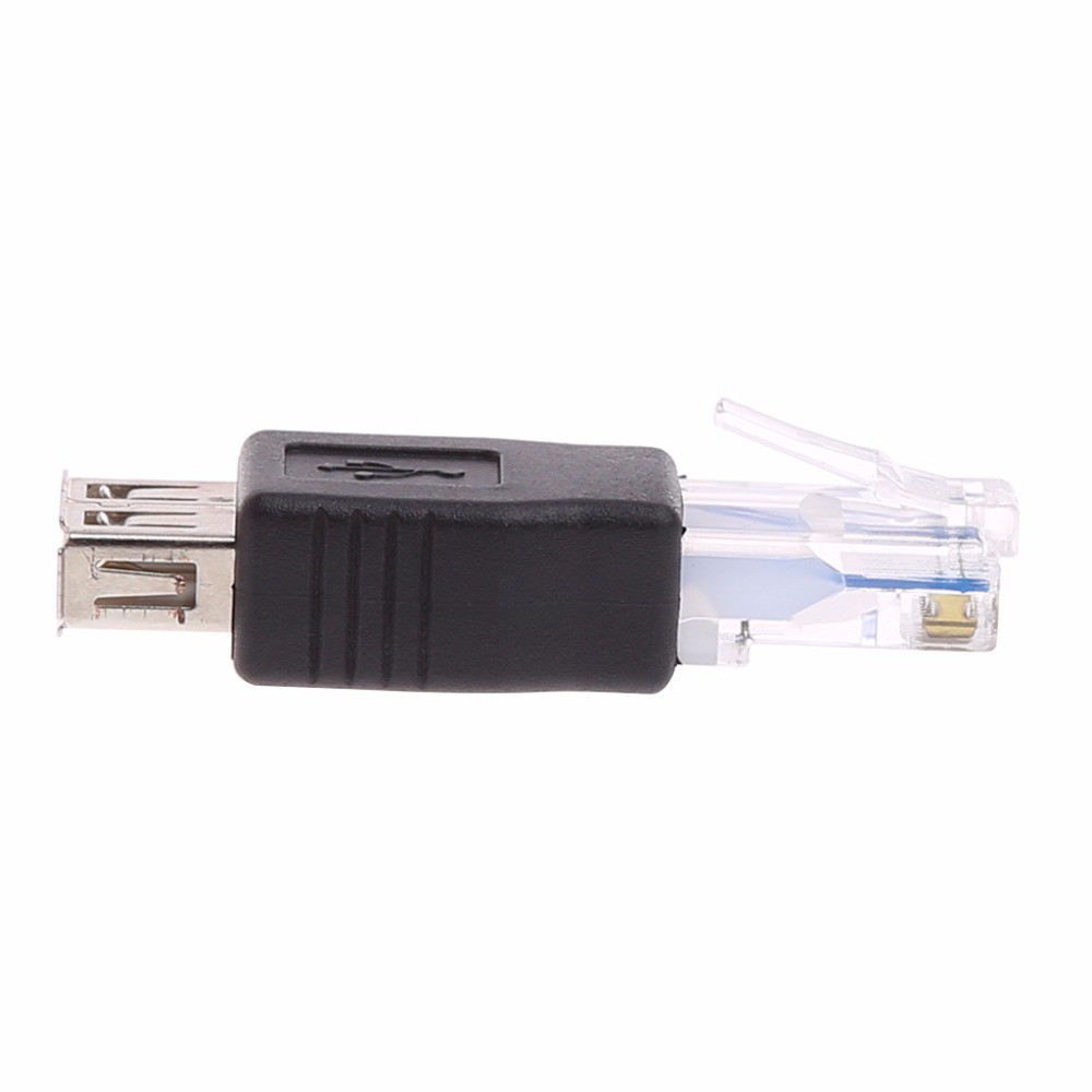 Set 1 / 3 / 5 Đầu Chuyển Đổi Usb Type A Female Sang Rj45 Male