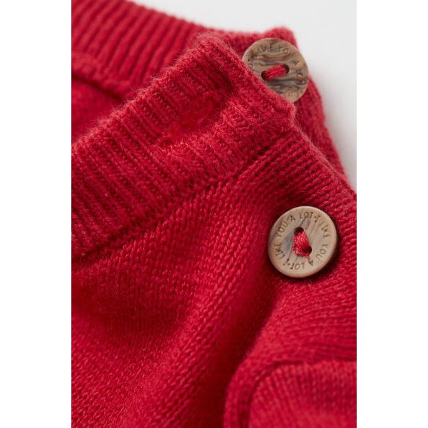 Áo len đỏ họa tiết khủng long, HM UK săn SALE