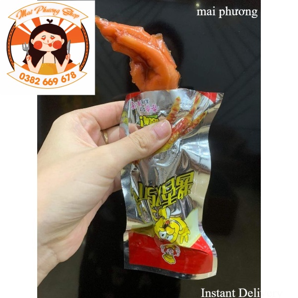 Combo 30 chân gà + chân vịt cay tứ xuyên siêu ngon