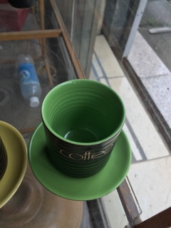 Cốc uống cafe kèm đĩa, ly cafe gốm sứ bát tràng