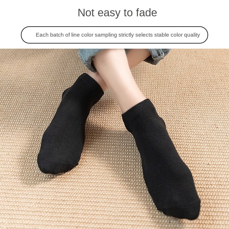 Vớ nam cổ thấp màu sắc đơn giản thời trang
