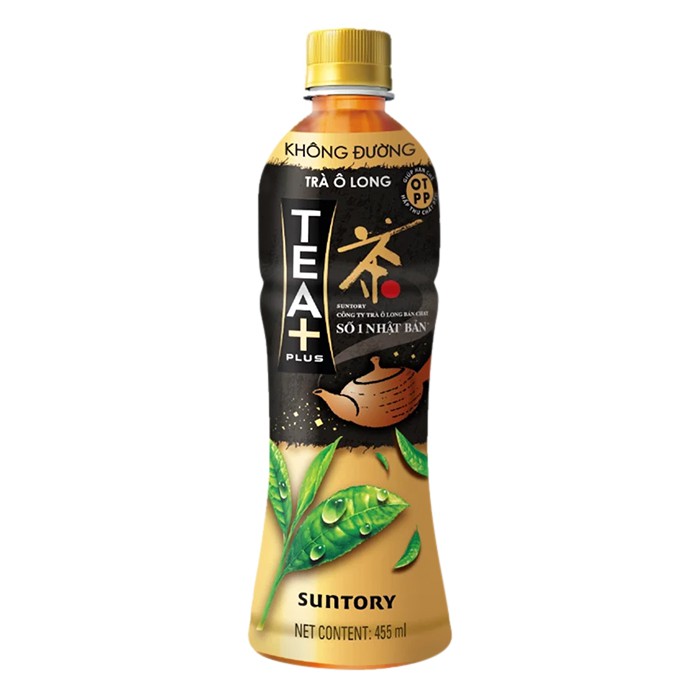 Lốc 6 Chai Trà Ô Long Tea Plus 455ml