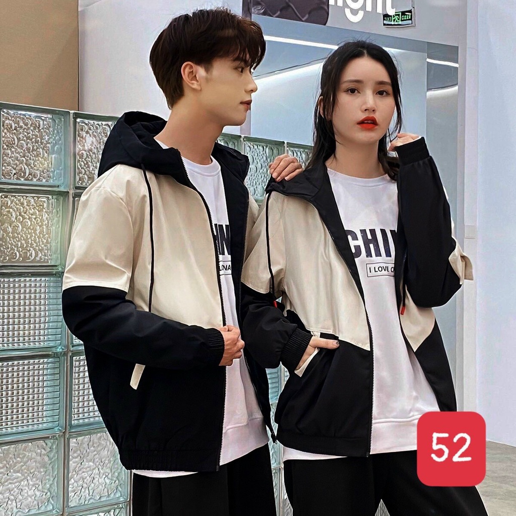 Áo khoác dù nam nữ xám đen 2 lớp kiểu dáng Hàn Quốc cao cấp chống nắng bụi mẫu hot D&D_FASHION 52