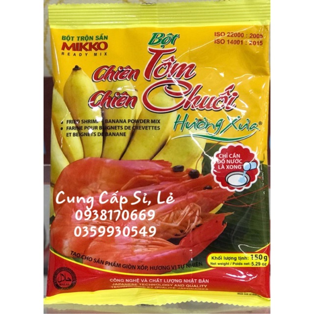 Bột chiên tôm,chiên chuối 150gr - MIKKO Hương Xưa