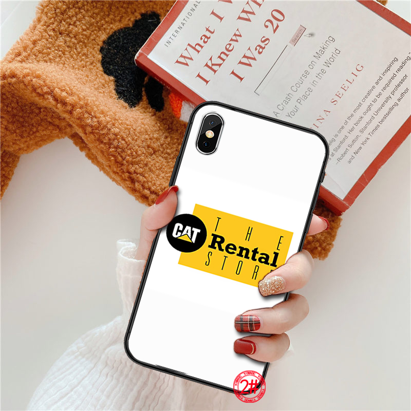 Ốp điện thoại mềm in logo Caterpillar 101d cho iPhone 12 Mini 11 Pro XR XS Max