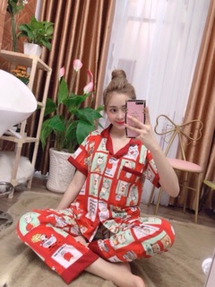 BỘ PIJAMA LỤA THÁI BIG SIZE 65-75KG