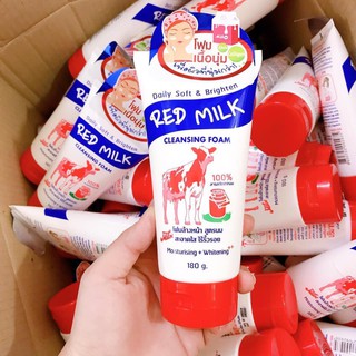 Sữa rửa mặt Red Milk tuýp 180g Thái lan