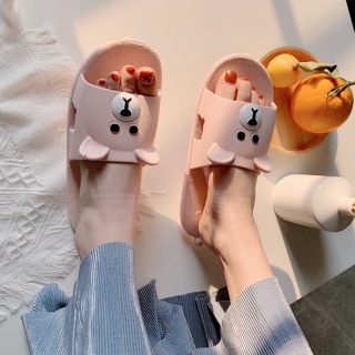 [ Bán Chạy ] Dép gấu đi trong nhà D05