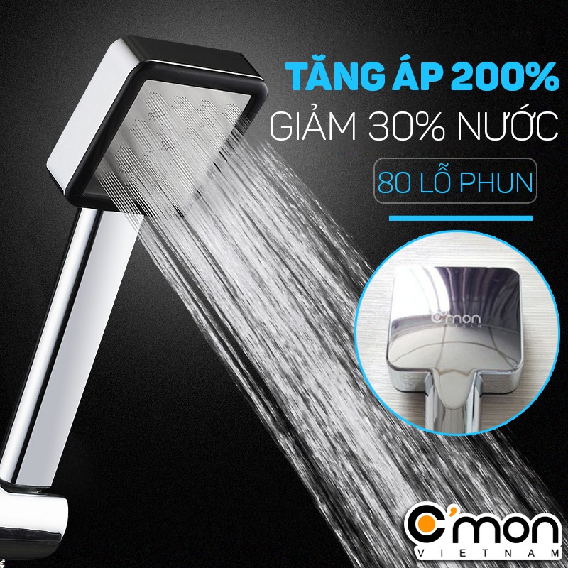 Vòi hoa sen tăng áp HIỆU QUẢ CHO NƯỚC YẾU C'mon TS-06