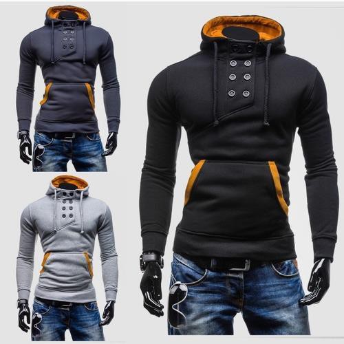 Áo Hoodie Cổ Khuy Thời Trang Ấm Cổ Rẻ Đẹp