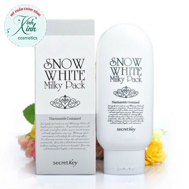 [Tặng sample kem trắng da Snow White] Kem dưỡng trắng body SECRET KEY Snow White Milky Pack 200g