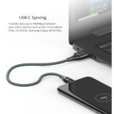 Cáp sạc bọc nylon TRONSMART ATC USB-C to USB 2.0 dài 1m - Hãng phân phối chính thức