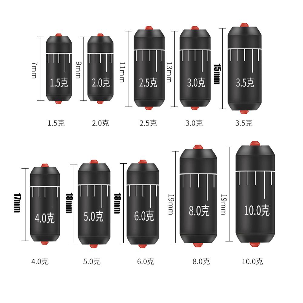 Aaron1 Chì Chìm Câu Cá 1.5g-10g Chất Lượng Cao