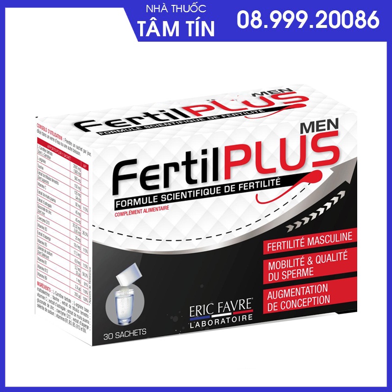[CHÍNH HÃNG] FERTILPLUS MEN- fertil plus men - Cải Thiện Tin.h Trùng, Tăng Th.ụ Th.ai - Hộp 30 gói