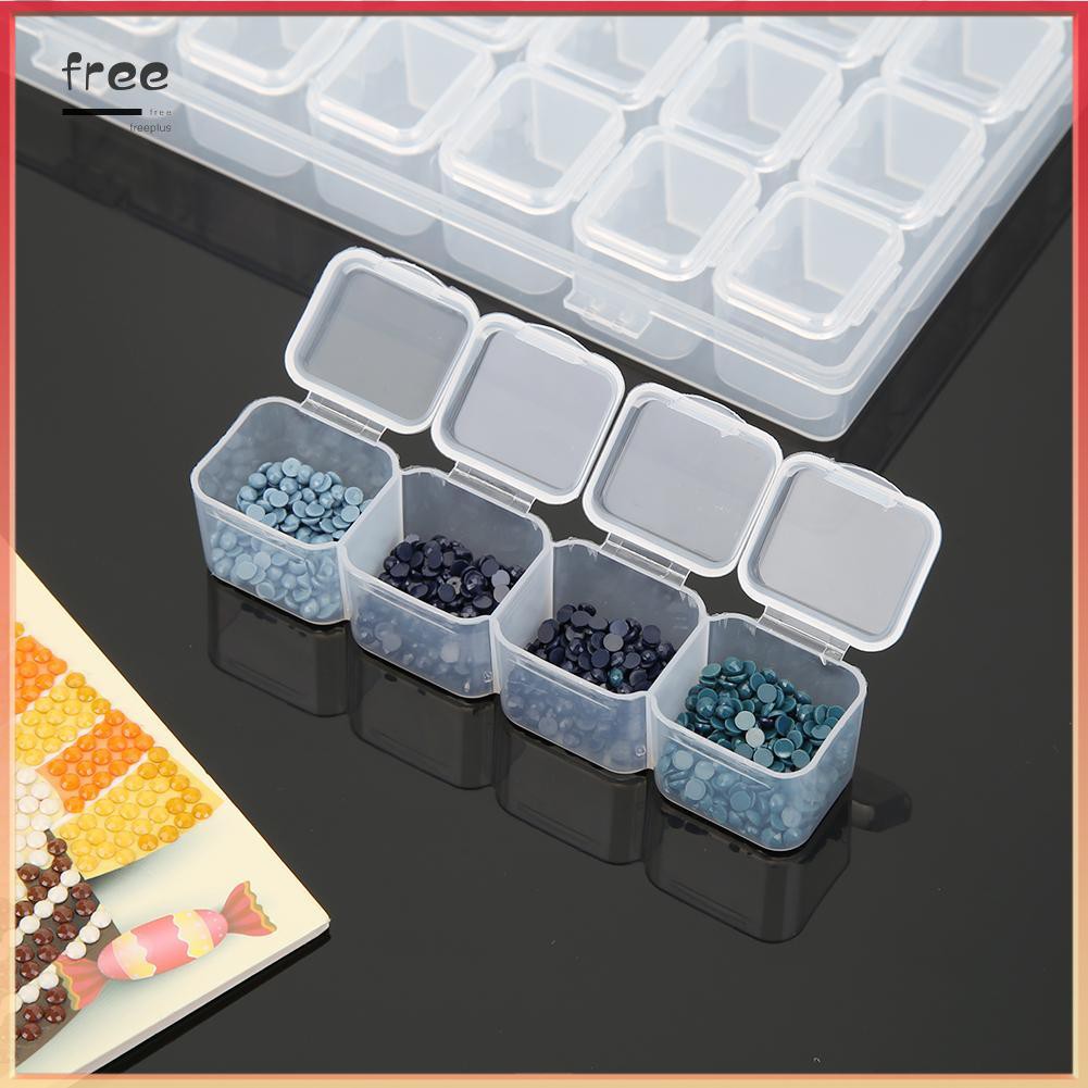 Hộp Nhựa 28 Ngăn Trong Suốt Đựng Phụ Kiện Trang Sức | BigBuy360 - bigbuy360.vn