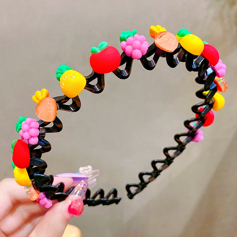 Băng Đô Cài Tóc Chống Trượt Thời Trang Mùa Hè Cho Bé Gái