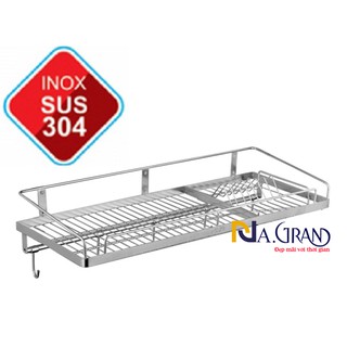 Kệ chén bát kệ đựng úp chén bát treo tường bằng inox 304 kc8
