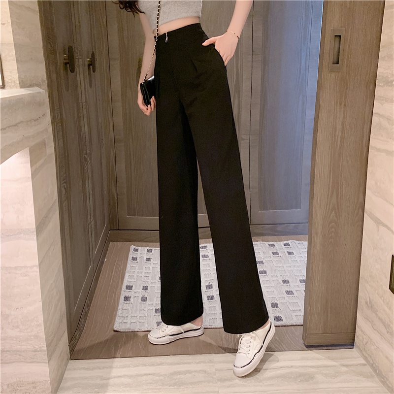 Quần Tây  ống rộng suông nữ lưng cao khóa trước 20 cm cực xinh 9763