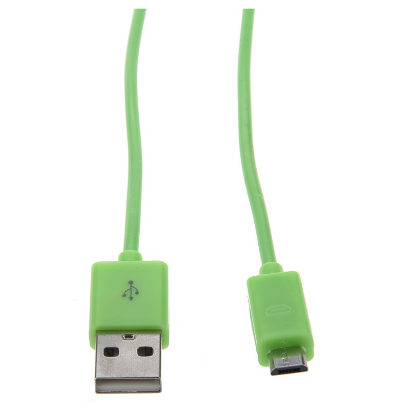 Cáp sạc / truyền dữ liệu USB 2.0 đầu cắm A cho Android MID 4 màu xanh lá