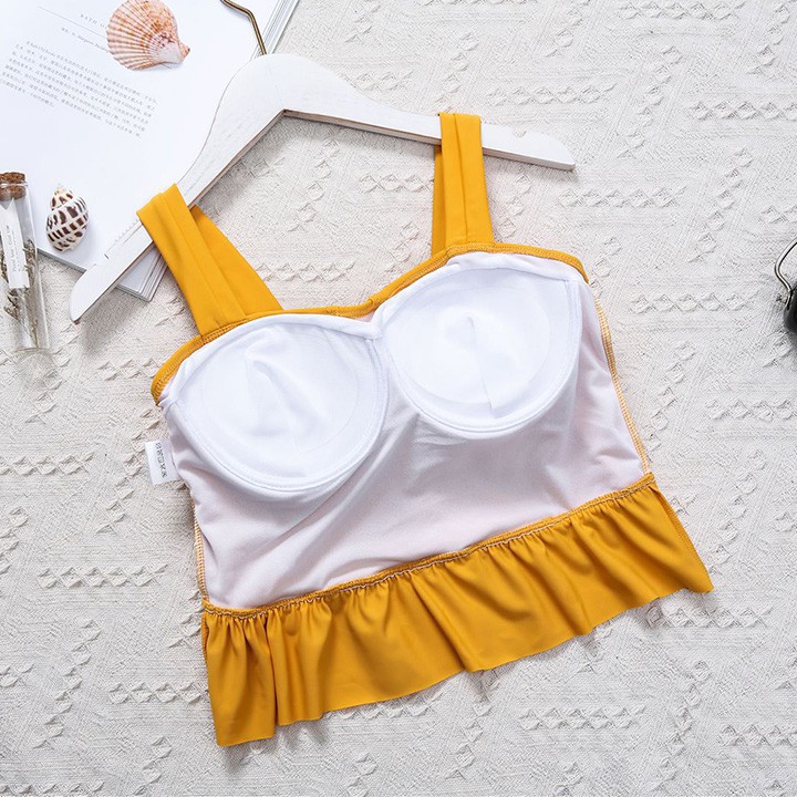 Có sẵn bộ đồ bơi nữ bikini 2 mảnh dáng váy caro đẹp | BigBuy360 - bigbuy360.vn