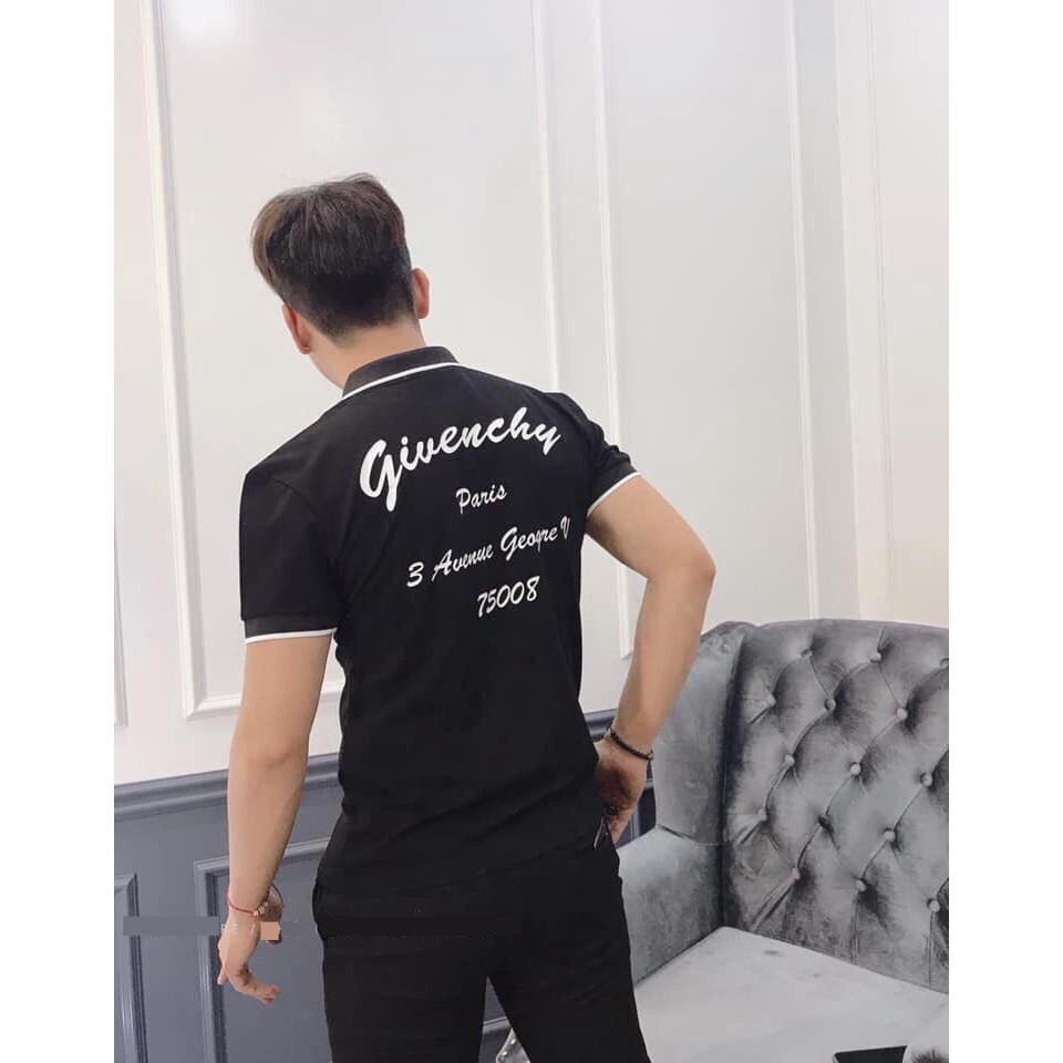 Áo Thun Nam Polo Cổ Bẻ Logo Givency Cao Cấp BB8 - | BigBuy360 - bigbuy360.vn