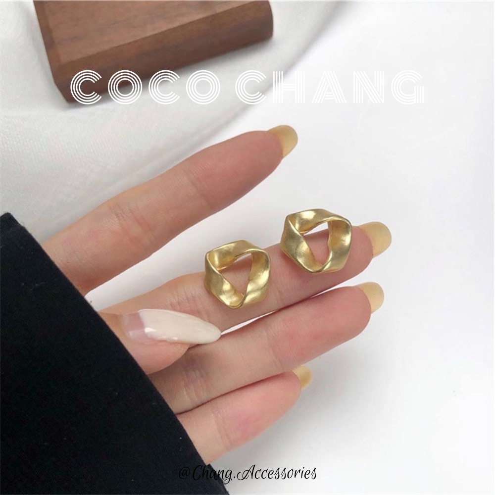 S925 Bông tai tam giác cách điệu khuyên tai nữ nụ hợp thời trang  Cocochang shop