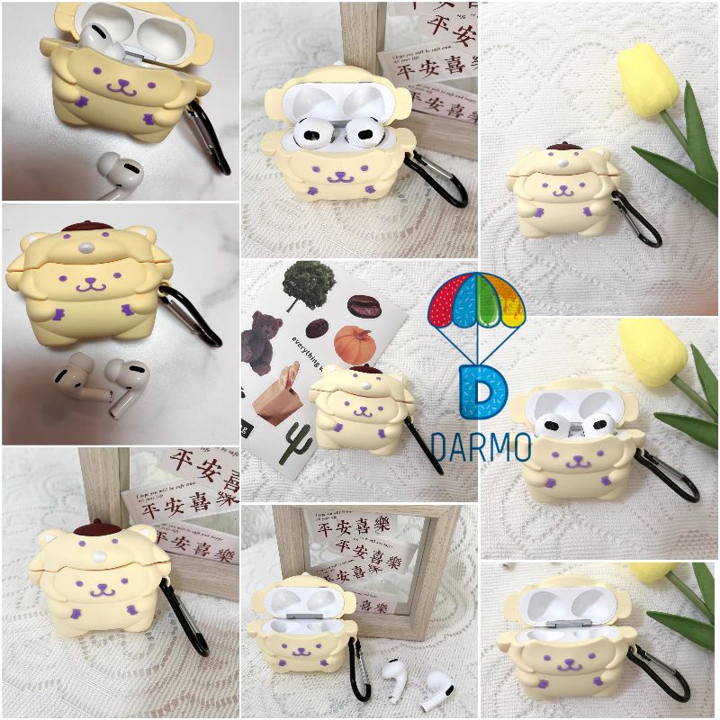Case bảo vệ tai nghe Pro/1/2/3 pompompurin cinnamonroll sanrio cosplay voi vàng