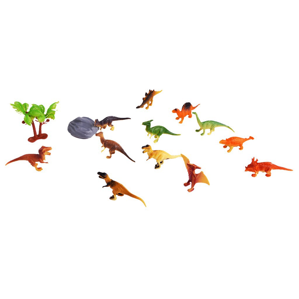 12pcs Mini Dinosaur Figure Toys Kids Educational Toy