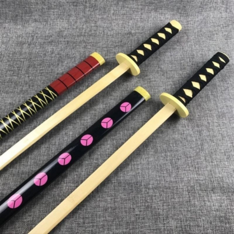 Đạo Cụ Hoá Trang Zoro Trong Đảo Hải Tặc Dành Cho Trẻ Em Bằng Gỗ Dài 75cm
