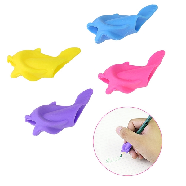 Miếng silicone bọc đầu bút chì giúp trẻ học cầm bút