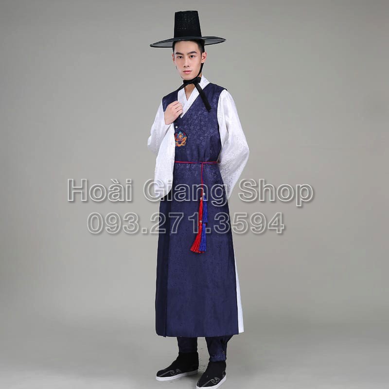 Bán sẵn trang phục Hanbok Nam phom dài đẹp, lạ mắt và hợp gu thời trang Hàn Quốc.