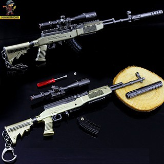 Mô Hình PUBG - Phụ Kiện Game PUBG - SKS 27cm (tháo nắp)