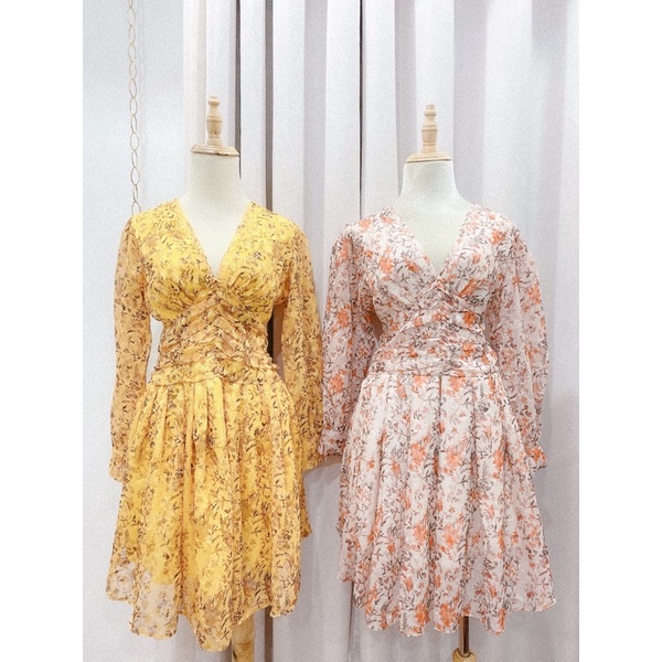 Đầm voan hoa nhí bigsize 60-90kg