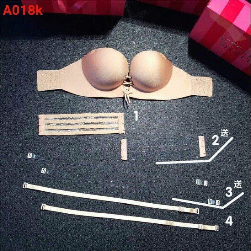 Áo ngực dây rút bàn tay siêu nâng đẩy tạo khe thần thánh, màu da | BigBuy360 - bigbuy360.vn