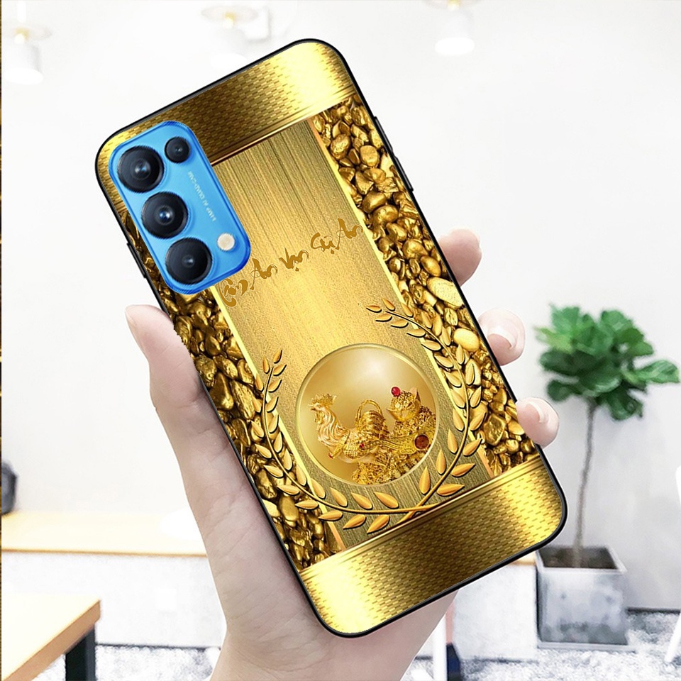 Ốp lưng kính cường lực Oppo Reno6 Reno6z Reno5 Reno4 in hình cao cấp- 12 con giáp- siêu hot.