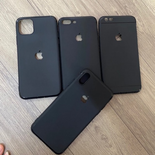 Ốp lưng cao su đen cho 6plus/6splus