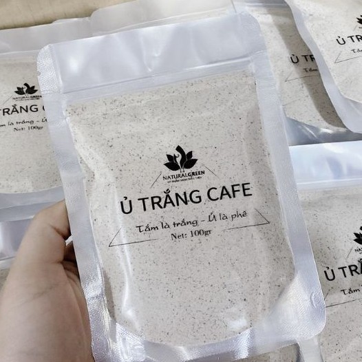 Ủ trắng cafe dùng cho face và body gói 100g