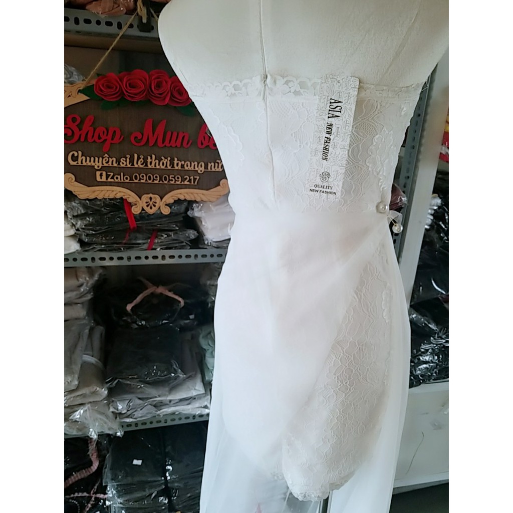 [VIDEO+HÌNH THẬT] Đầm Wedding Dress Kèm Châm Áo Chất liệu Ren phối lưới Cực Đẹp | BigBuy360 - bigbuy360.vn