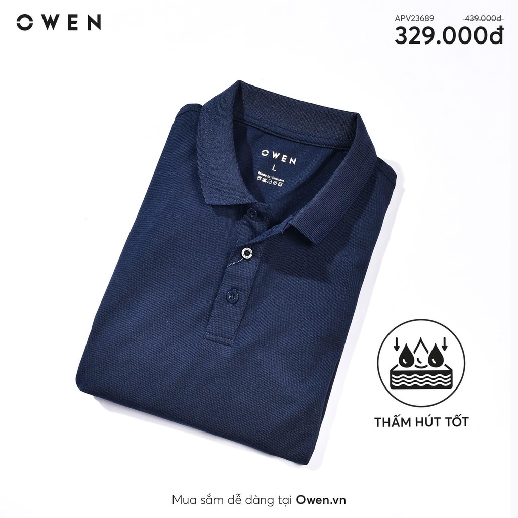 [Nhiều màu] OWEN - Áo polo ngắn tay Owen chất cotton mềm mát - chống bai xù
