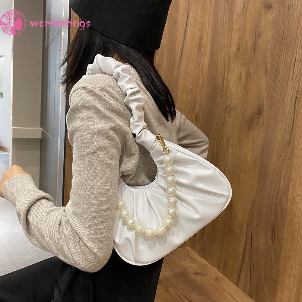 Túi đeo vai đính ngọc trai thời trang dành cho nữ | BigBuy360 - bigbuy360.vn