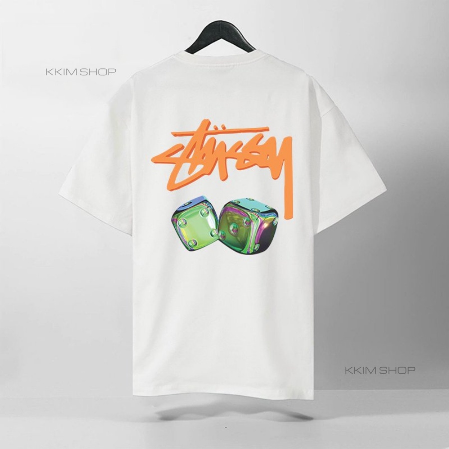 Áo Thun Tay Lỡ STUSSY, áo phông unisex Form rộng oversize, chất liệu Cotton. KKIMShop