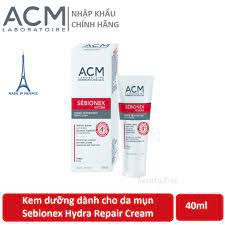 []TEM CHÍNH HÃNG] Kem dưỡng dành cho da mụn ACM Sebionex Hydra Repair Cream 40ml