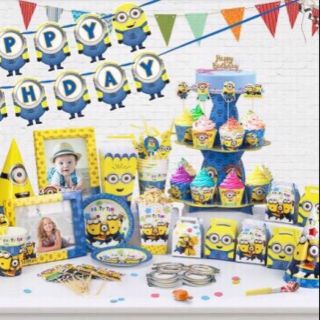 Bộ trang trí tiệc sinh nhật hình minion