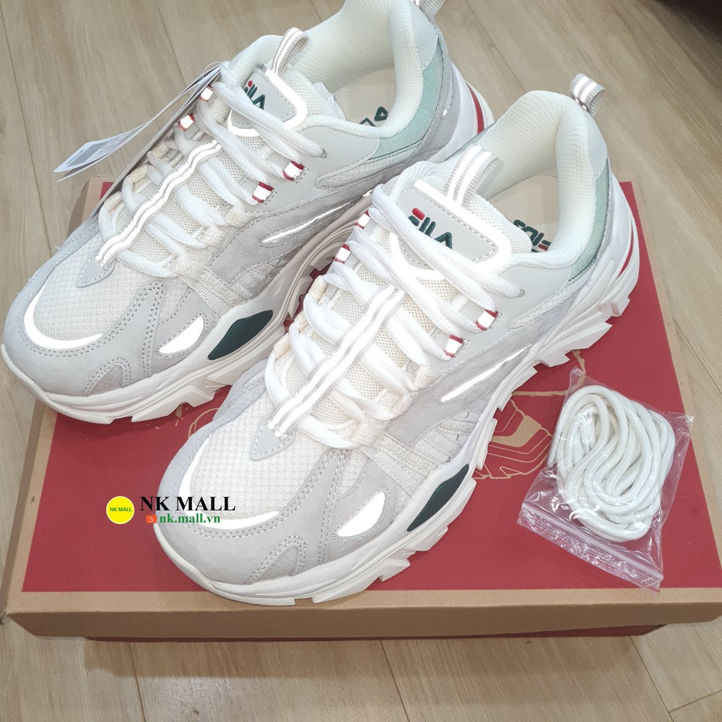 (Đủ bill- sale 60%) Giày Sneaker Thể Thao Nam Nữ FILA INTERATION LIGHT Phát quang chính hãng 100%