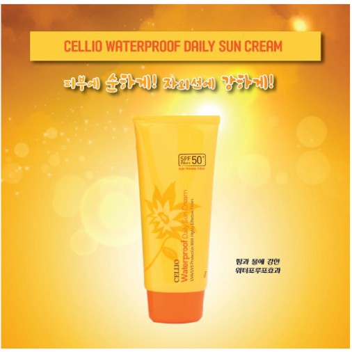 Kem chống nắng Cellio Waterproof Daily Sun Cream SPF50+ PA+++