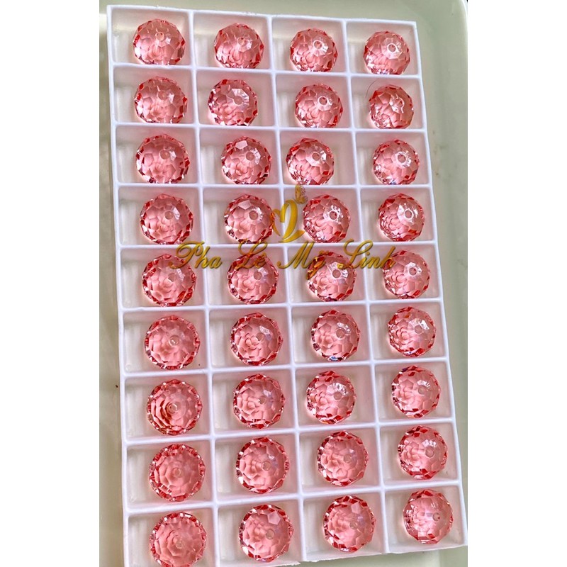 1 viên pha lê Swarovski bánh cam 12ly (chọn màu