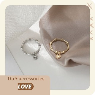 Nhẫn trái tim DuA accessories