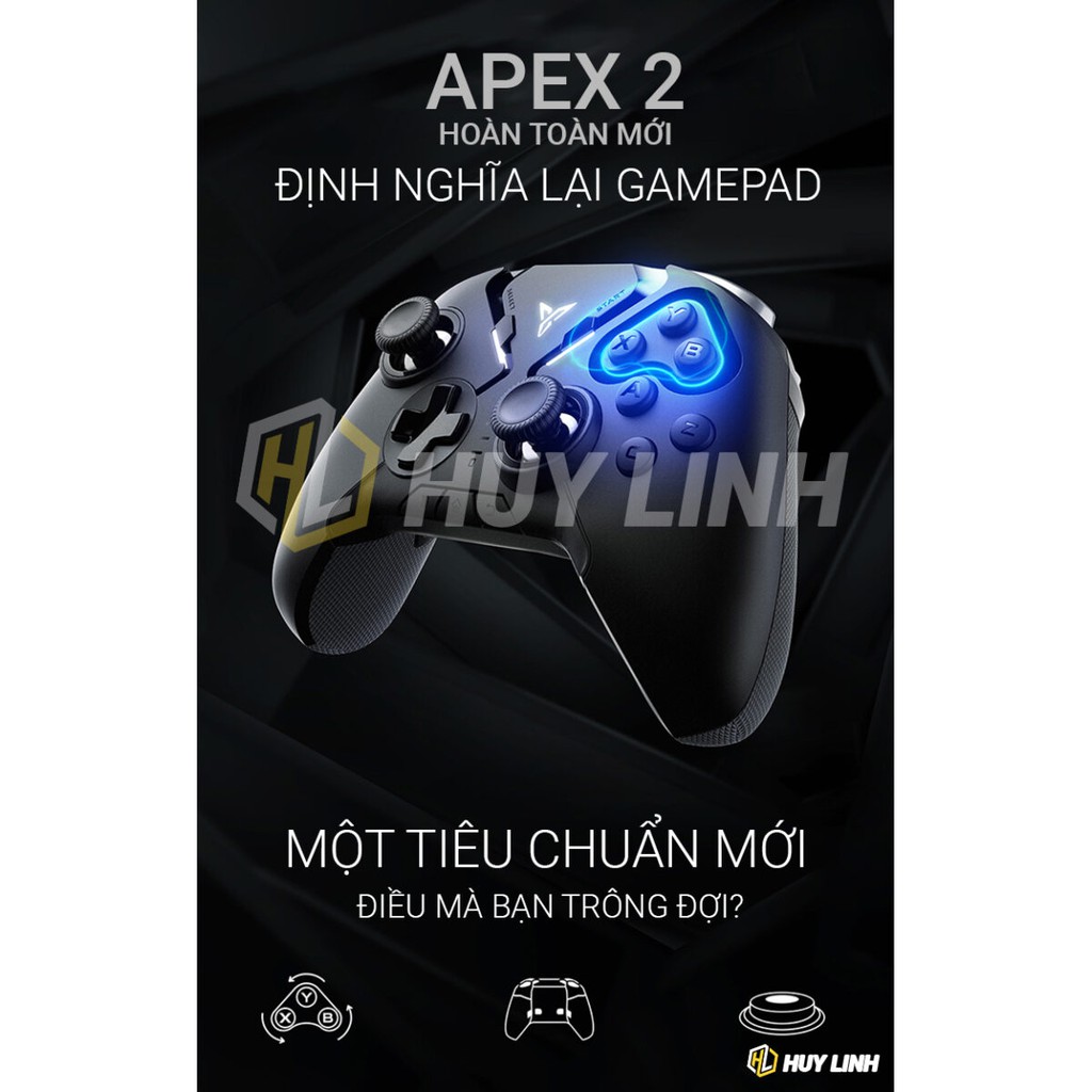 [Mã 253ELSALE hoàn 7% đơn 300K] Flydigi Apex 2 hỗ trợ đa nền tảng Tay cầm chơi game không dây - Phiên bản 2021