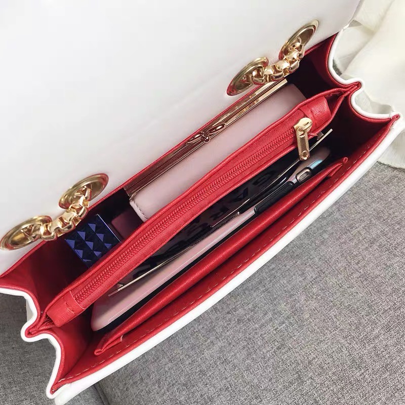 Túi xách nữ túi đeo chéo dây xích mirror khóa gương lệch phong cách trẻ trung giá rẻ