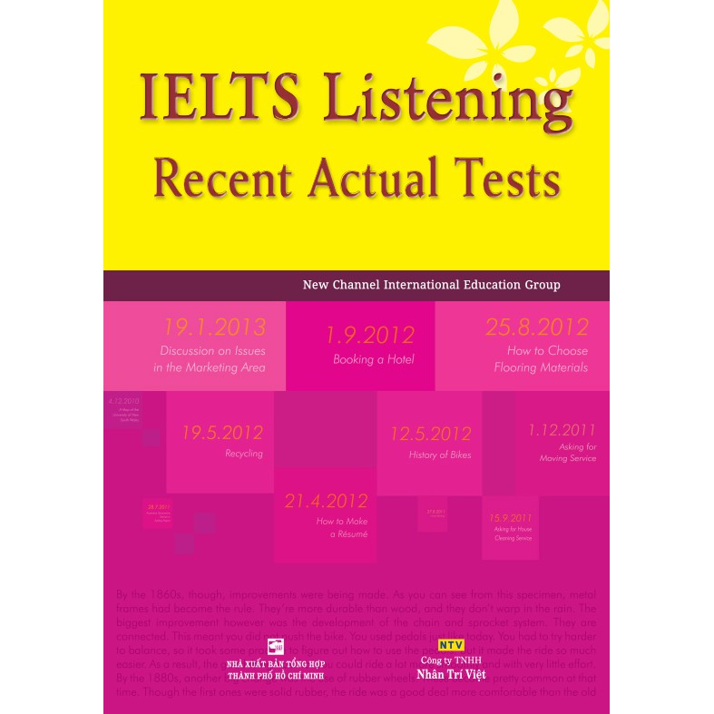 Sách - IELTS Listening Recent Actual Tests (kèm CD)